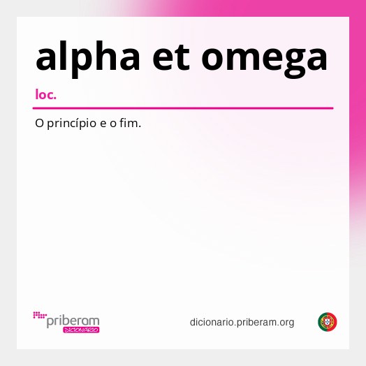 Significado de alpha et omega